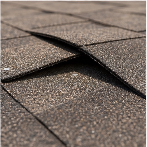 Roof inspection on a residential home